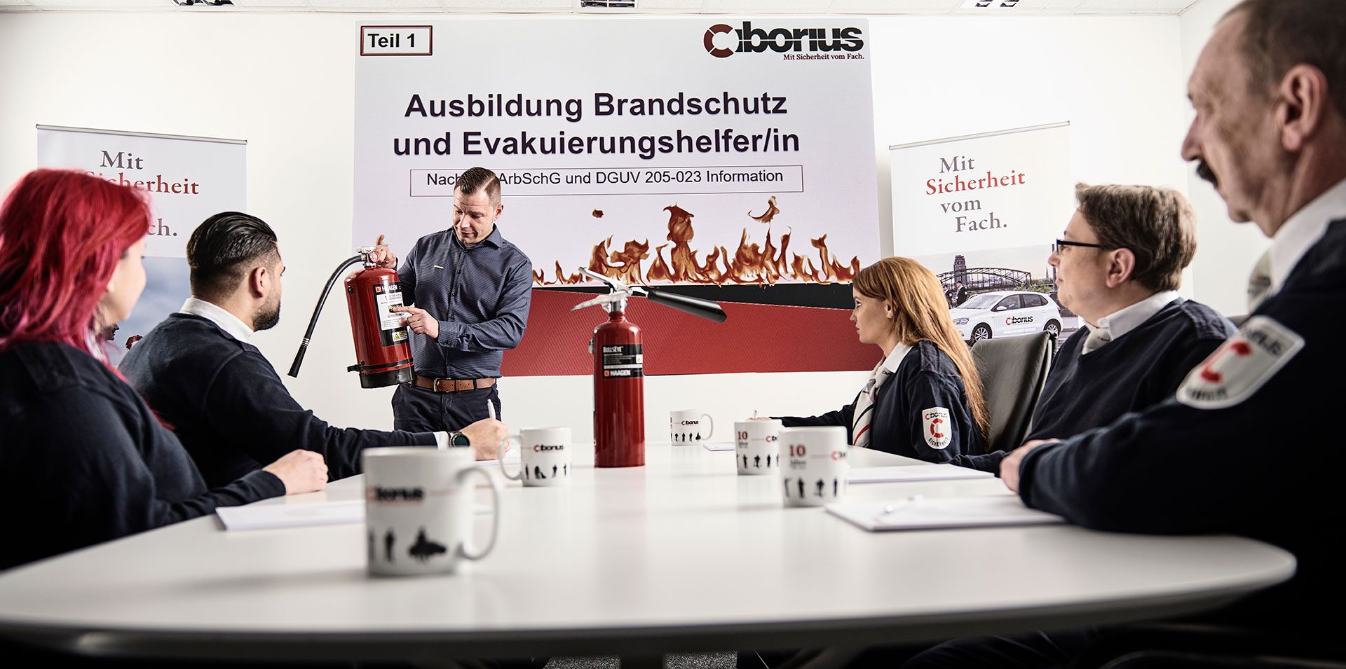 Schulung Brandschutzhelfer, Evakuierungshelfer
